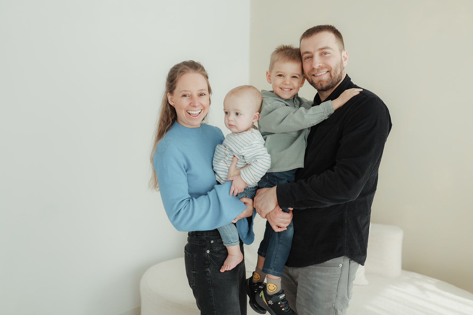 David Belley et sa famille